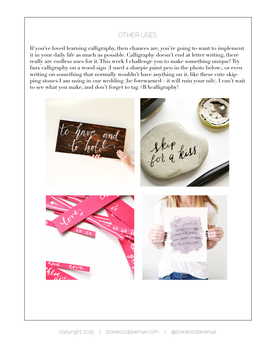 Calligraphy Workshop - Boxwoodavenue, Page 23