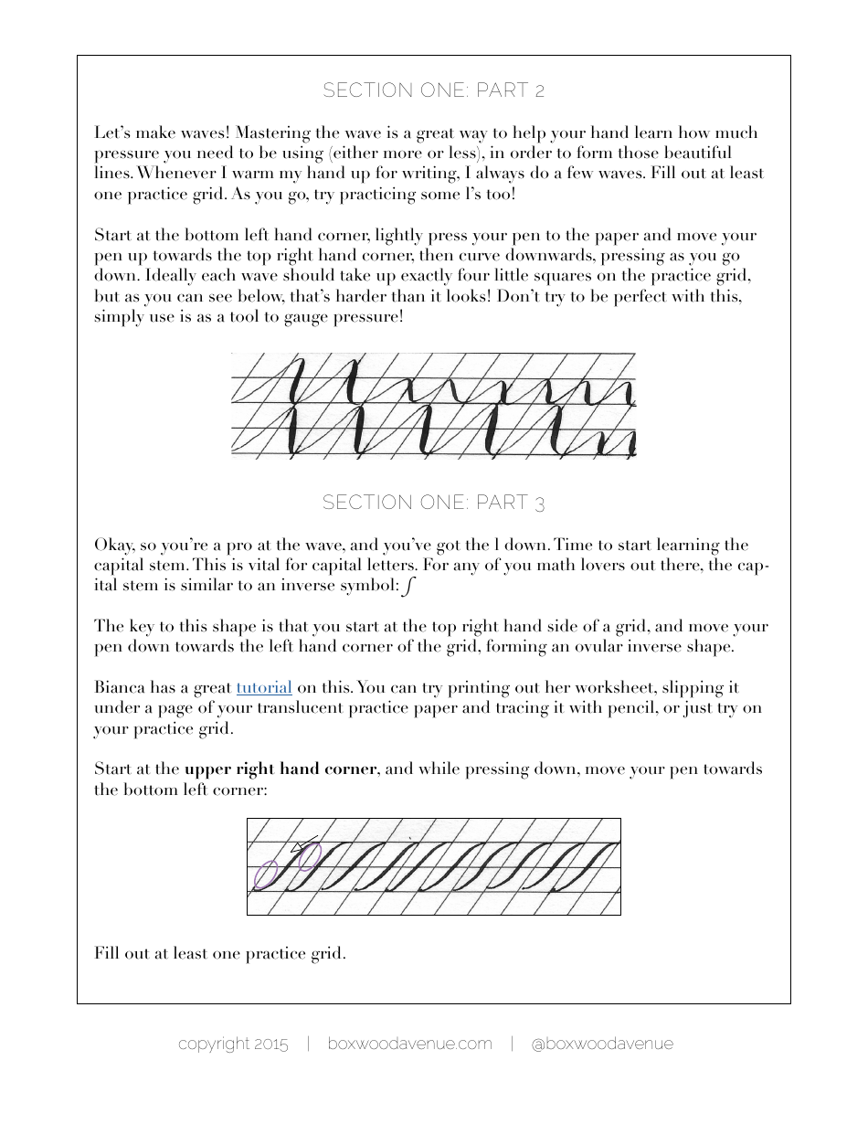 Calligraphy Workshop - Boxwoodavenue, Page 5
