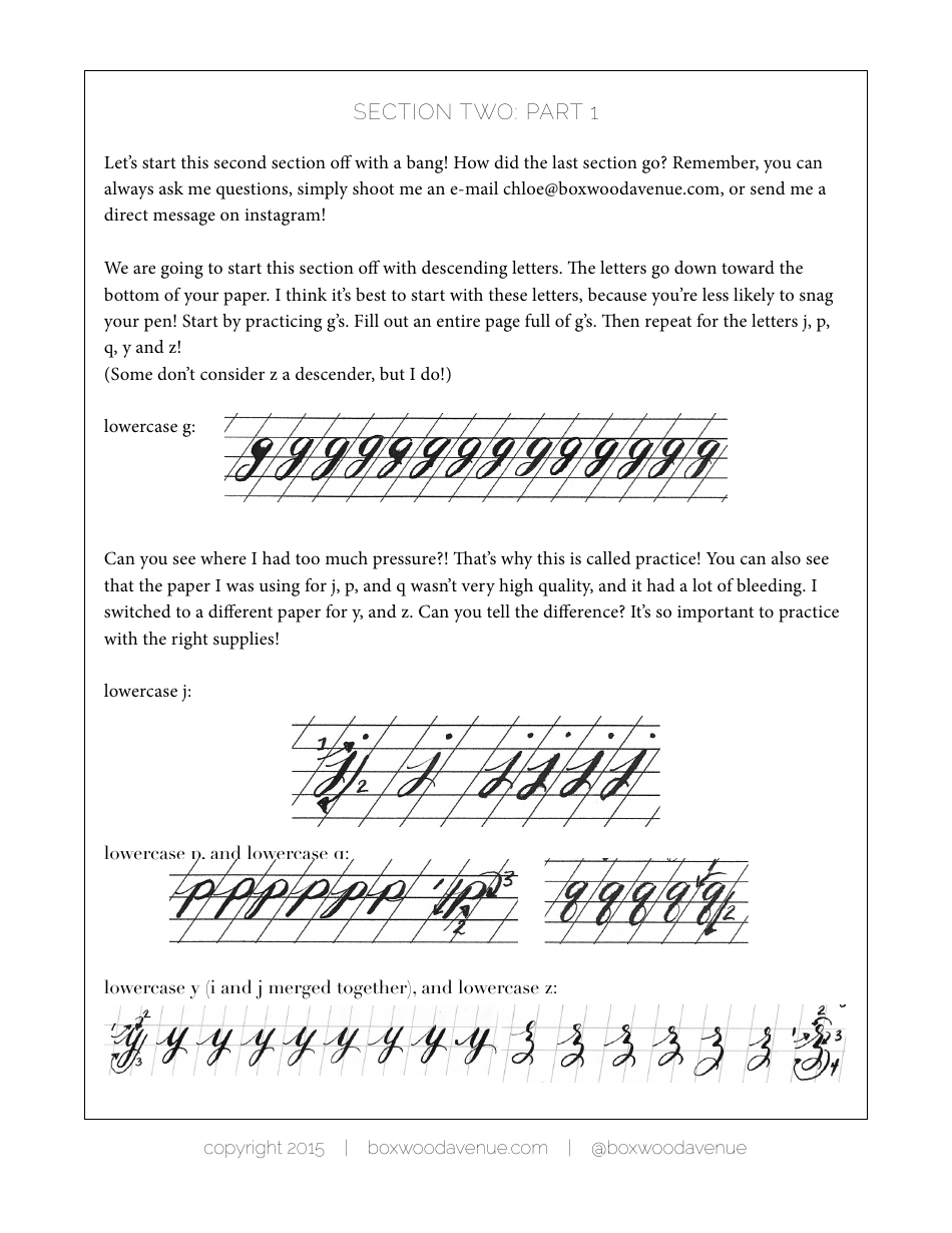 Calligraphy Workshop - Boxwoodavenue, Page 8