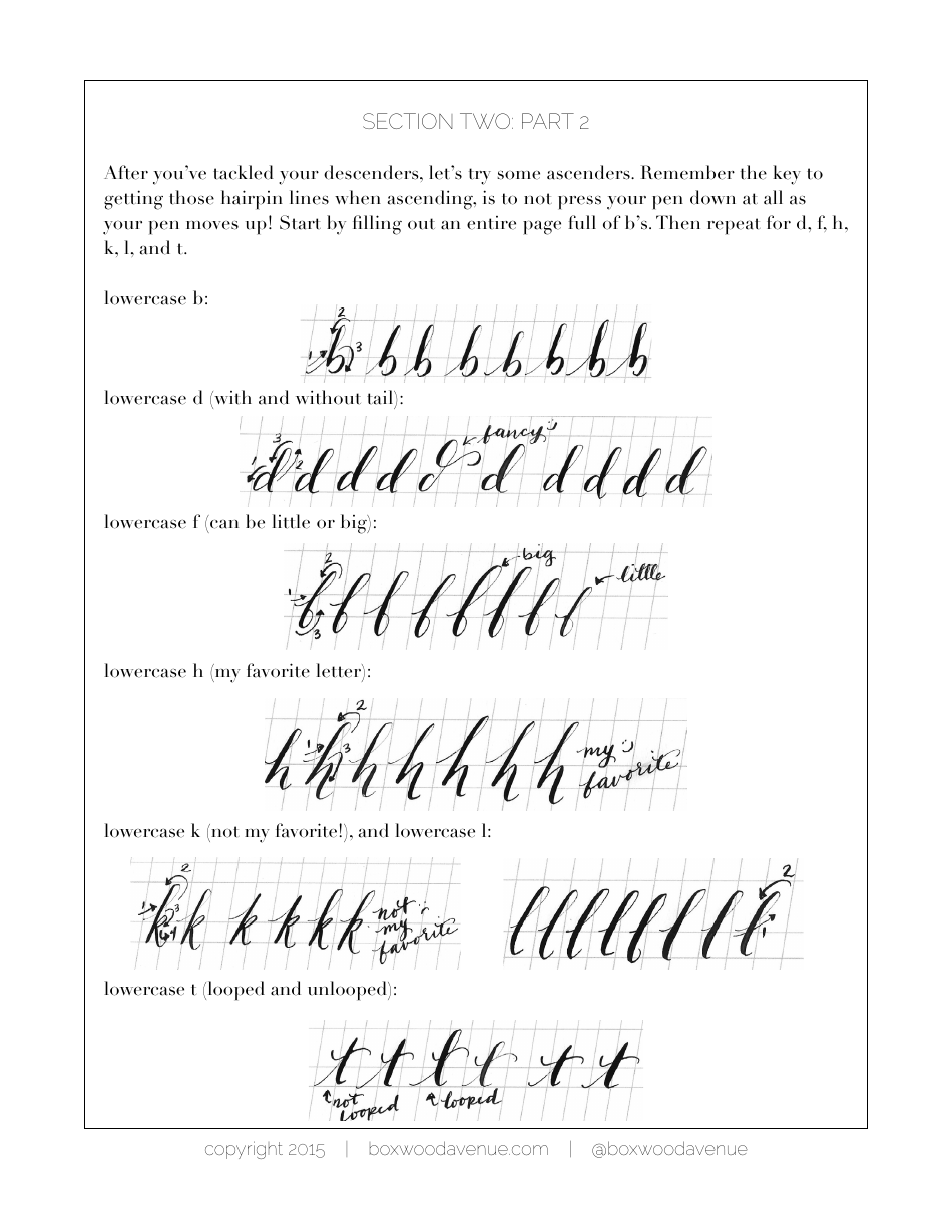 Calligraphy Workshop - Boxwoodavenue, Page 9