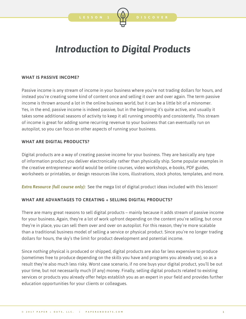 Etsy Lesson Plan Template Paper + Oats Download Fillable PDF