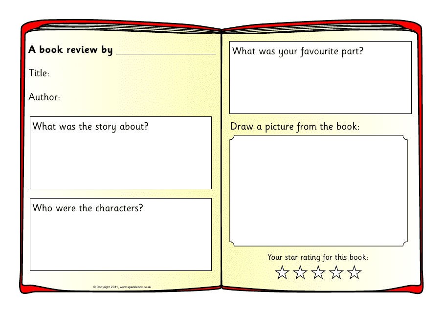 Book Review Template - Varicolored