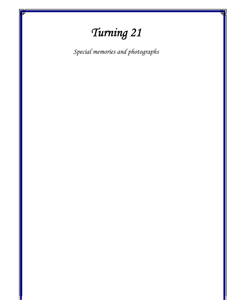 Personal Life History Booklet Template, Page 13