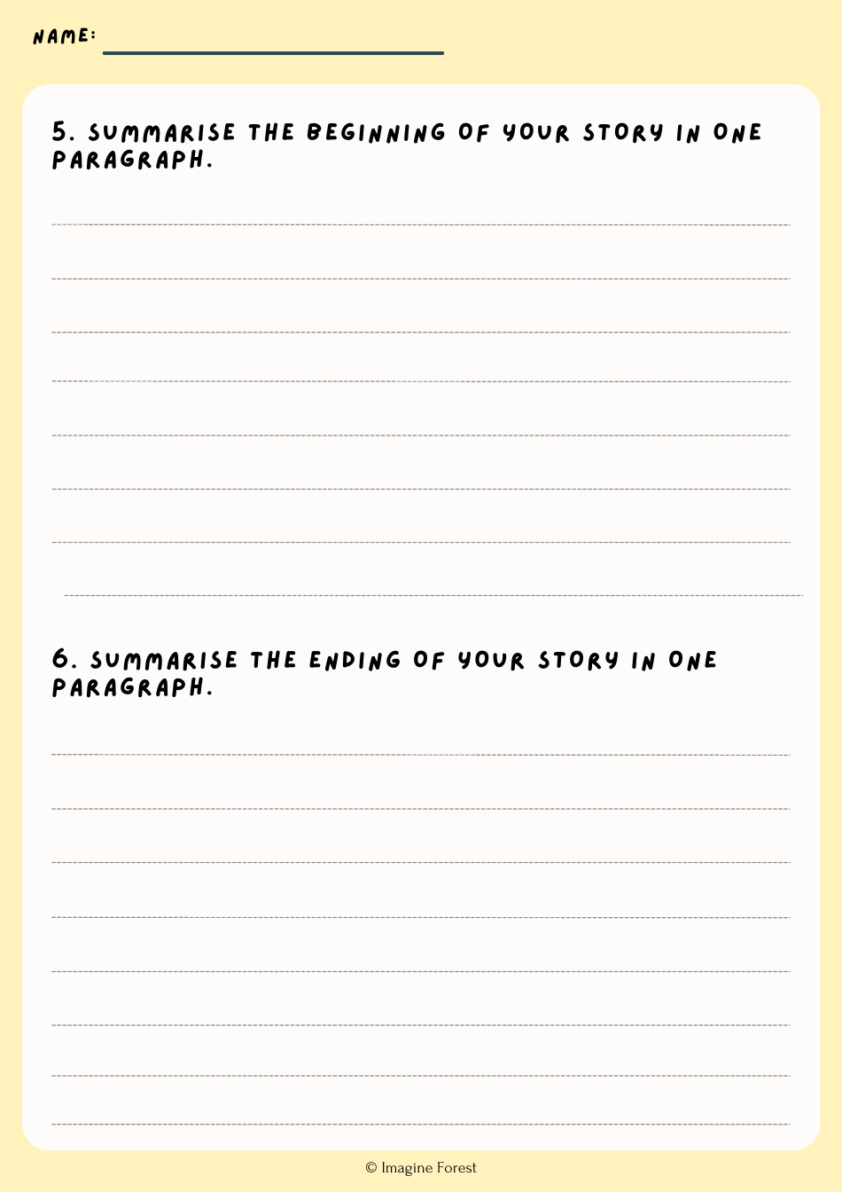 Book Outline Template, Page 4