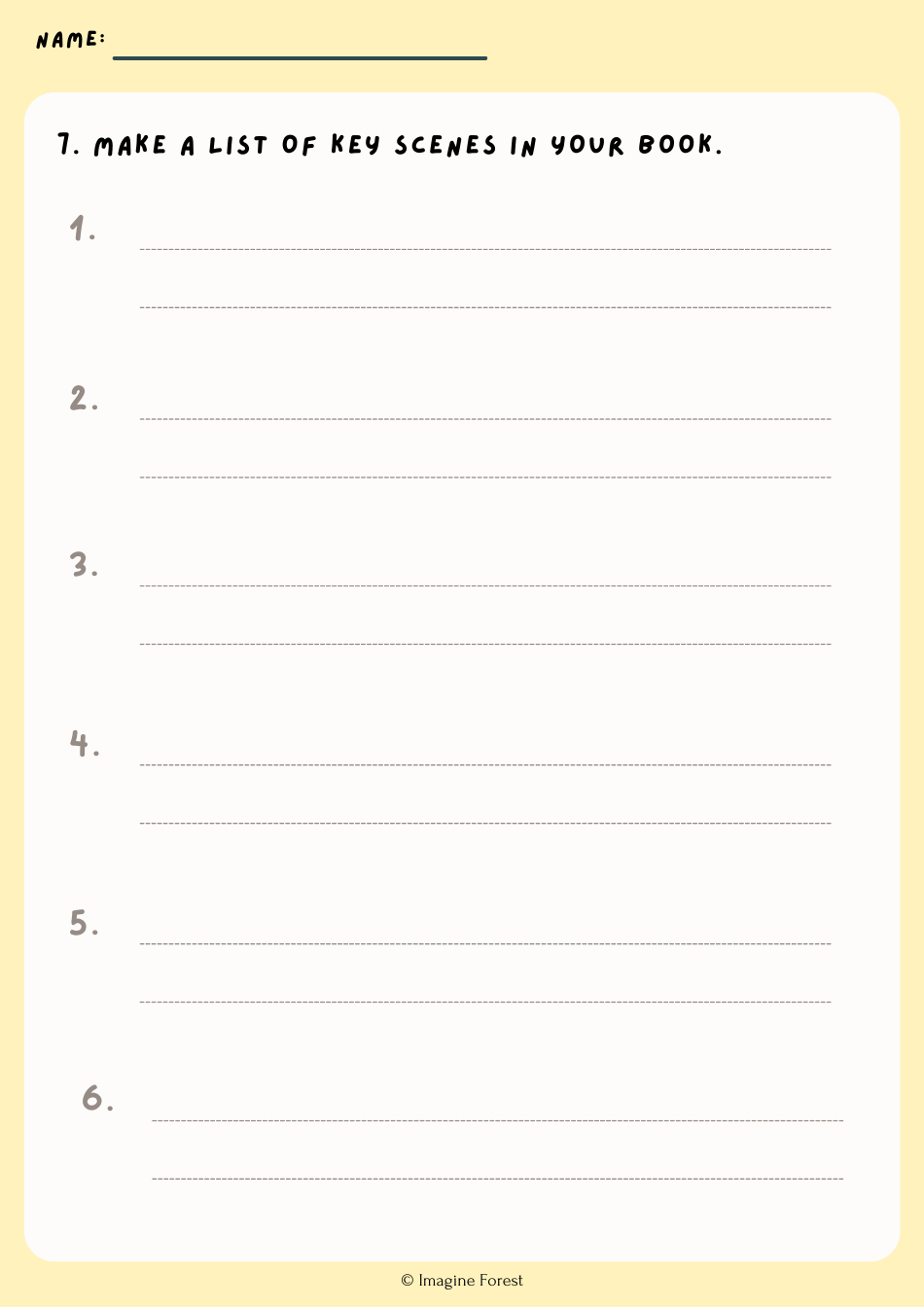 Book Outline Template, Page 5