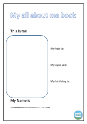 All About Me Book Template