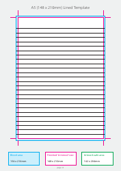 Wiro Bound Note Book Print Templates, Page 14