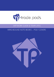 Document preview: Wiro Bound Note Book Print Templates