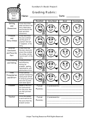 Sandwich Book Report Template - Unique Teaching Resources, Page 5