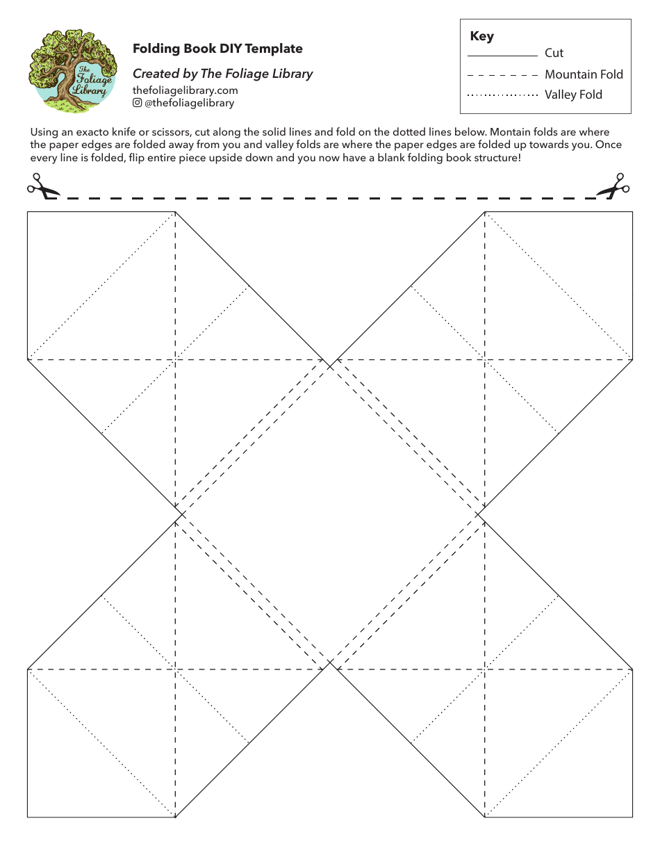 Folding Book Diy Template Download Printable PDF Templateroller