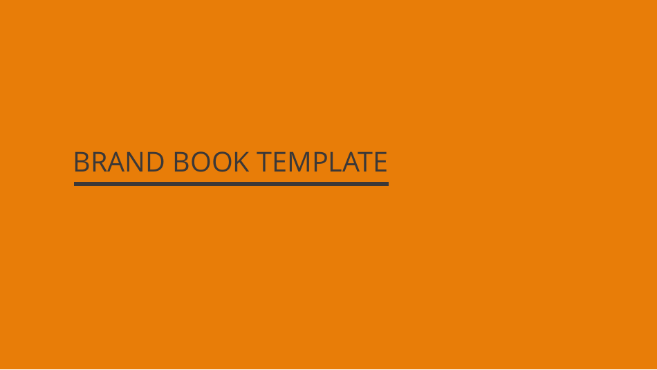 brand book template