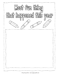 End of Year Memory Book Template - Easy Peasy and Fun, Page 6