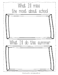 End of Year Memory Book Template - Easy Peasy and Fun, Page 9