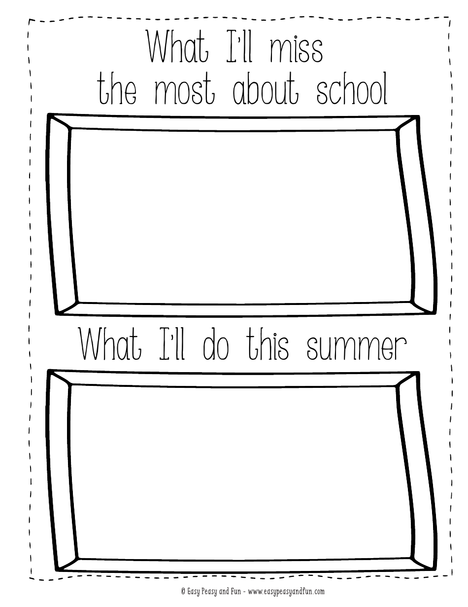 End of Year Memory Book Template - Easy Peasy and Fun, Page 9