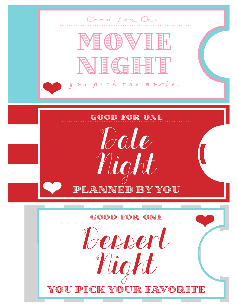 Love Coupon Book Templates, Page 3