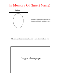 Class Reunion Memory Book Layout Template, Page 8