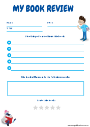 Document preview: Book Review Template - Children