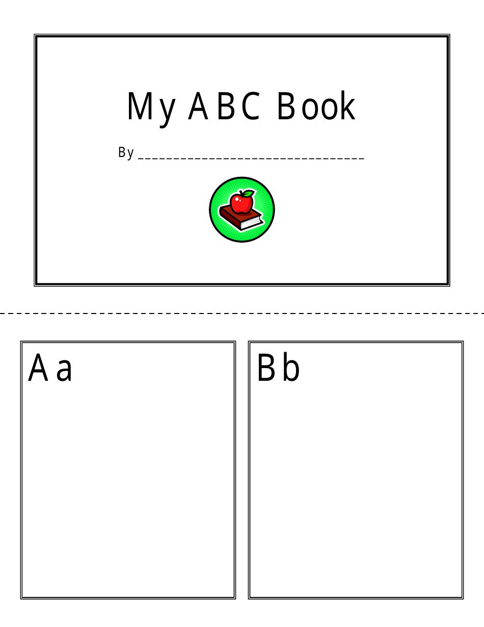 Abc Book Template Download Printable PDF Templateroller