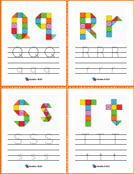 Alphabet Play Card Templates, Page 5