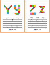 Alphabet Play Card Templates, Page 7
