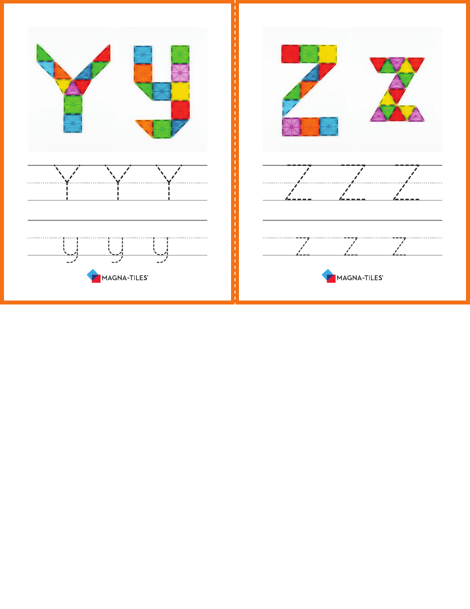 Alphabet Play Card Templates, Page 7