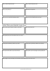 Character Creation Template, Page 2