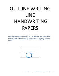 Handwriting Paper Templates for Pre-k - 1st Grade, Page 14