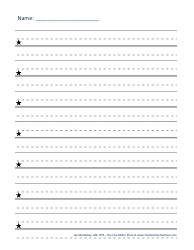 Handwriting Paper Templates for Pre-k - 1st Grade, Page 16