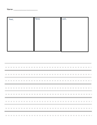 Handwriting Paper Templates for Pre-k - 1st Grade, Page 20