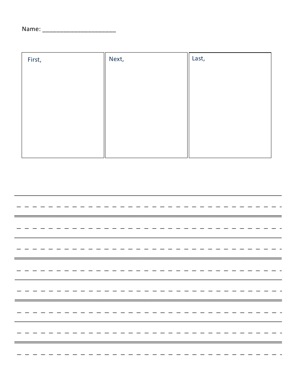 Handwriting Paper Templates for Pre-k - 1st Grade, Page 20