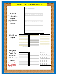 Handwriting Paper Templates for Pre-k - 1st Grade, Page 4
