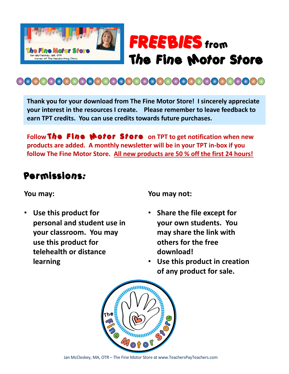 Handwriting Paper Templates for Pre-k - 1st Grade, Page 5