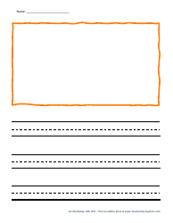 Handwriting Paper Templates for Pre-k - 1st Grade, Page 9