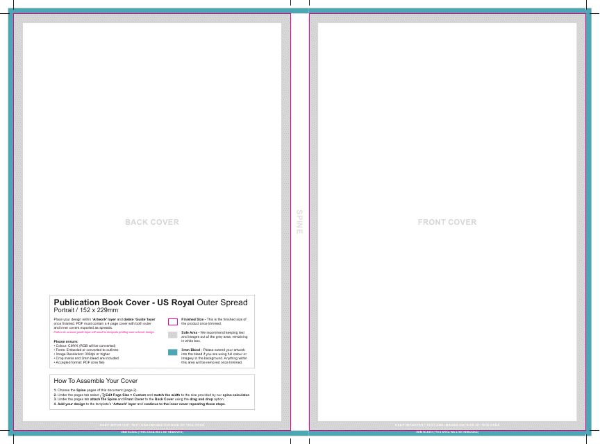 Publication Book Cover Template - US Royal