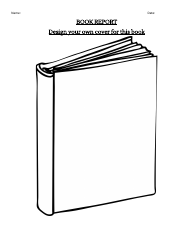 Free Blank Book Cover Template – Book Report & Reading Clip Art – Tim's  Printables