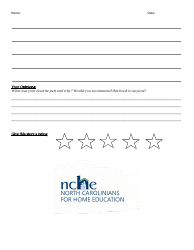 Book Report Template - North Carolinians for Home Education, Page 3