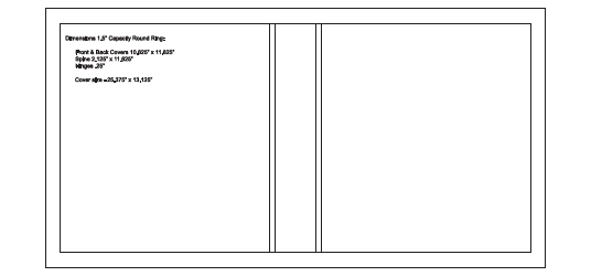 Document preview: Binder Layout Template - 1.5 in R