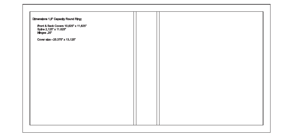 Binder Layout Template - 1.5 in R, Page 1