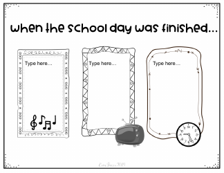 School Year Memories Book Template, Page 10
