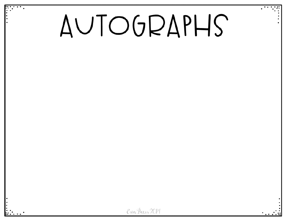 School Year Memories Book Template, Page 14