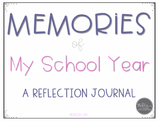 School Year Memories Book Template