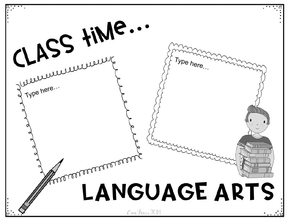 School Year Memories Book Template, Page 5