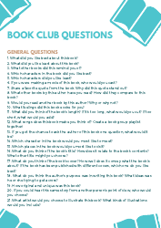 Document preview: Book Club Questions