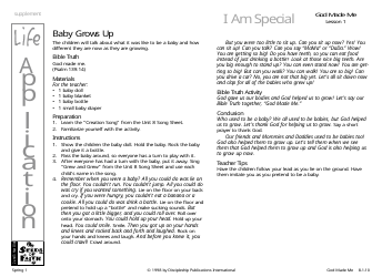 God Made Me Lesson Plan - Discipleship Publications International, Page 10