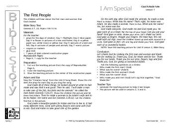 God Made Me Lesson Plan - Discipleship Publications International, Page 11