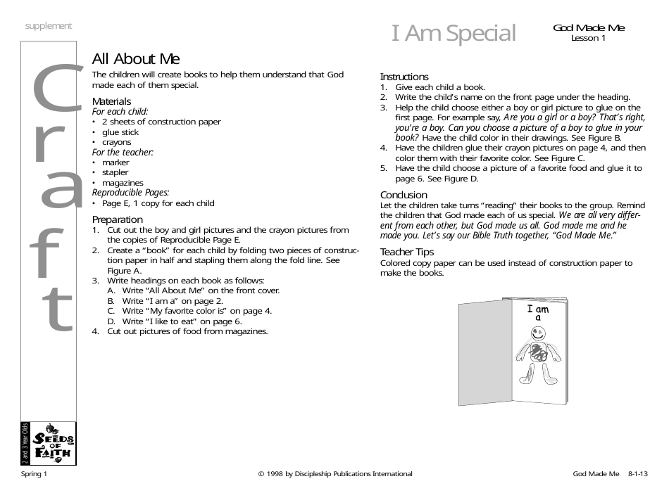 God Made Me Lesson Plan - Discipleship Publications International, Page 13