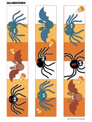 Document preview: Cute Halloween Border Templates