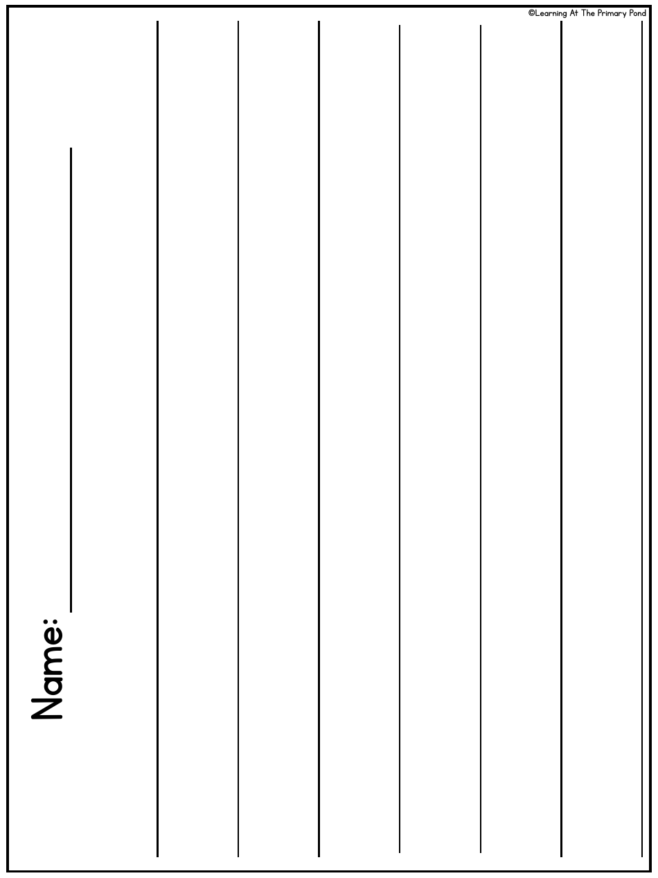 Primary Lined Writing Paper for K-2, Page 11