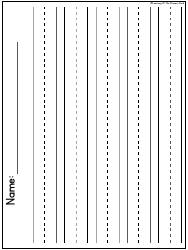 Primary Lined Writing Paper for K-2, Page 12
