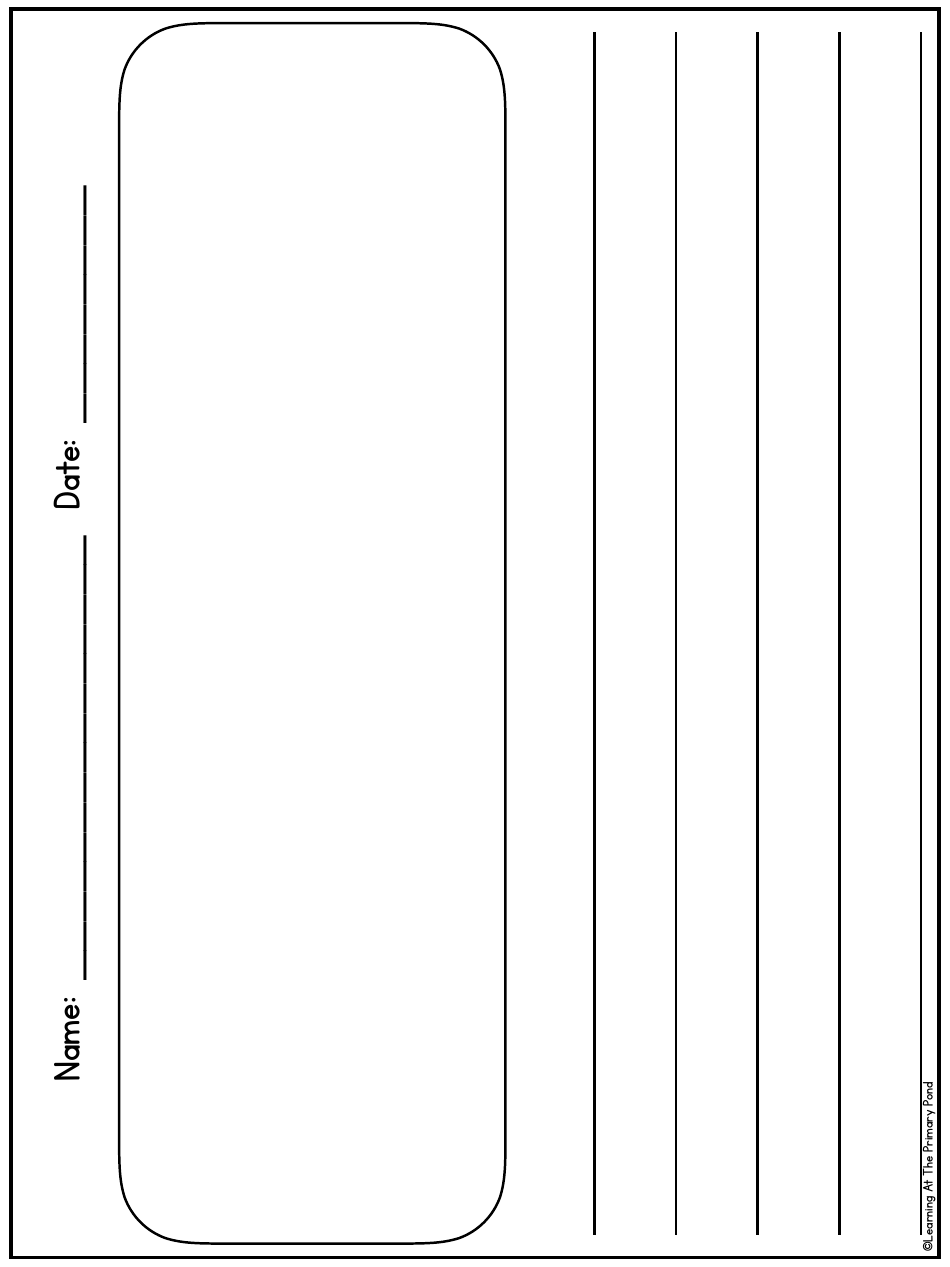 Primary Lined Writing Paper for K-2, Page 15